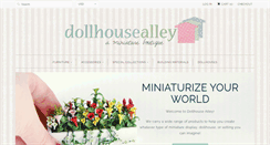 Desktop Screenshot of dollhousealley.com