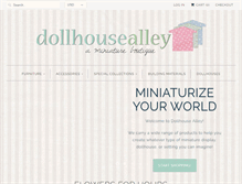 Tablet Screenshot of dollhousealley.com